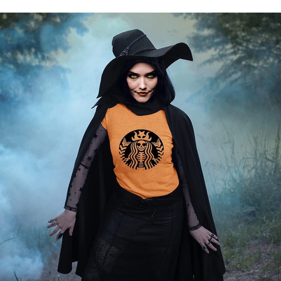 Witch Halloween Starbucks Shirt - Picture 5 of 5